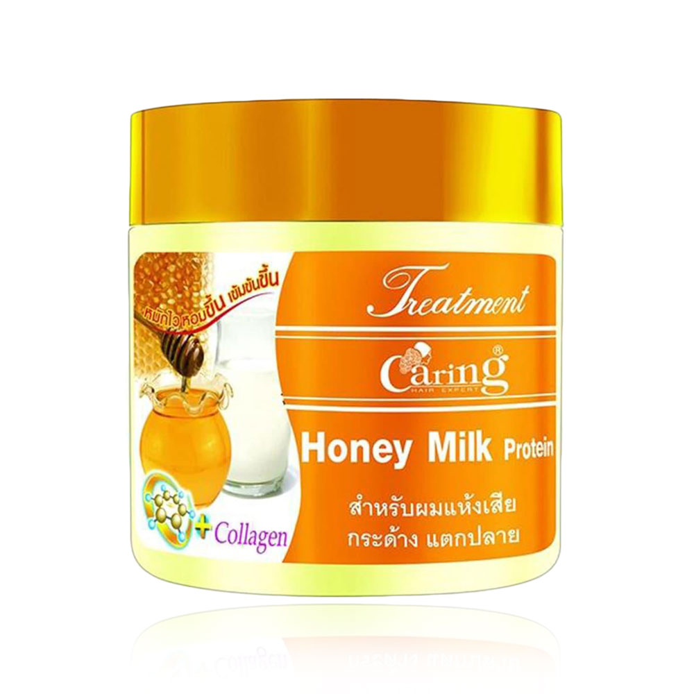 Caring Hair Treatment Honey Milk Protein collagen HAIR EXPERT 