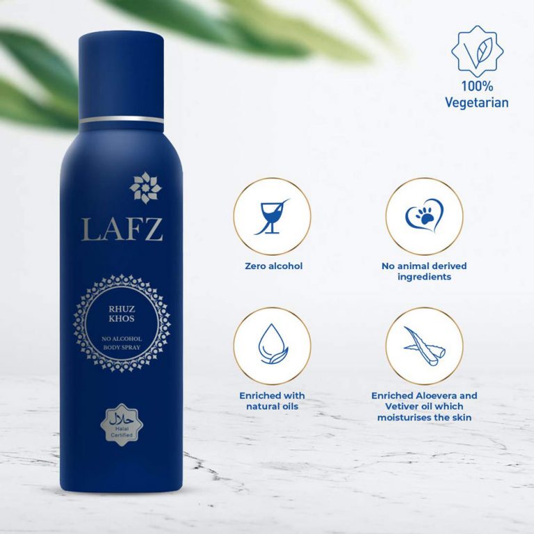 LAFZ FOR MEN MERAJ ALCOHOL FREE Fragrance Body Spray - arfaana.com